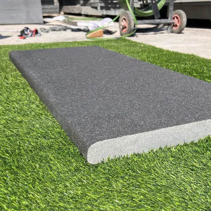 absolute black granite bullnose steps 900 x 400