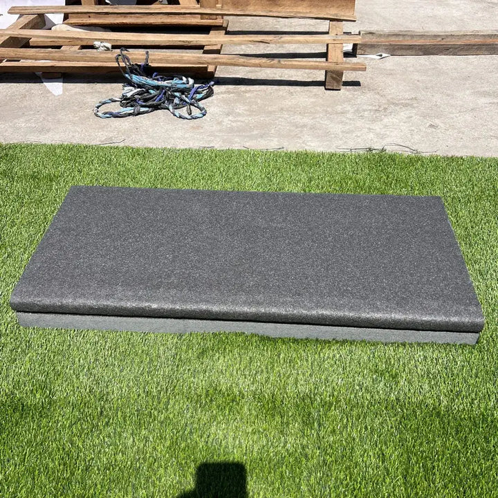 absolute black granite bullnose steps 900 x 400