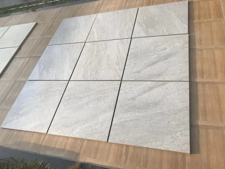 20mm porcelain paving tiles light grey